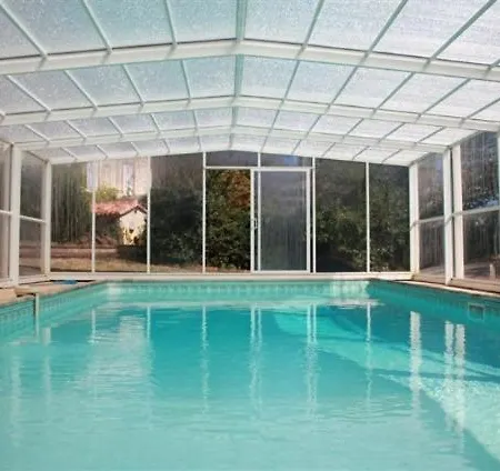 Maison De Avec Piscine Privee Couverte בית נופש Villeneuve-du-Latou